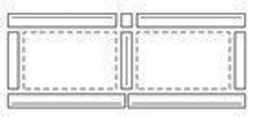 Vaillant Indachfeld Set, mehrreihig, kaum sichtbare Integration, horizontal angeordnet, mit mehreren Kollektoren in rechteckiger Form.